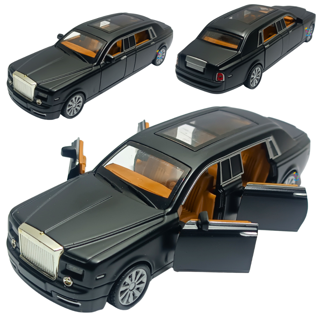 Carrinho Miniatura Limousini Royce Metal Premium Fricção Coleção