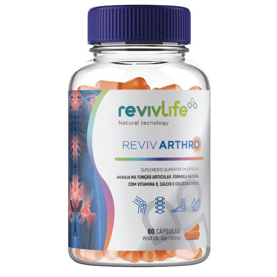 Reviv Arthro, Magnésio, Calcio Vit D Para Dores Nas Articulações ...