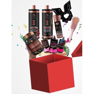 kit Ativador De Cachos + Cronograma Capilar + Kit Shampoo + Condicionador Profissional