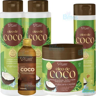 Kit Óleo de Coco Oil Suave Fragrance Cosméticos Suave Elements Nutrição Hidratação
