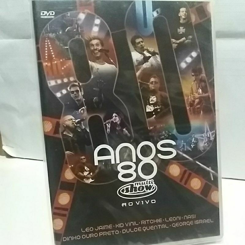 DVD ANOS 80 -MULTI SHOW AO VIVO | Shopee Brasil