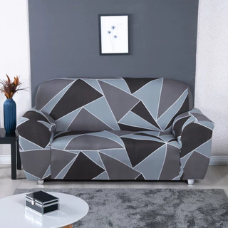 Oferta Capa de Sofá em Malha Premium 3 Lugares Estampada e Lisa