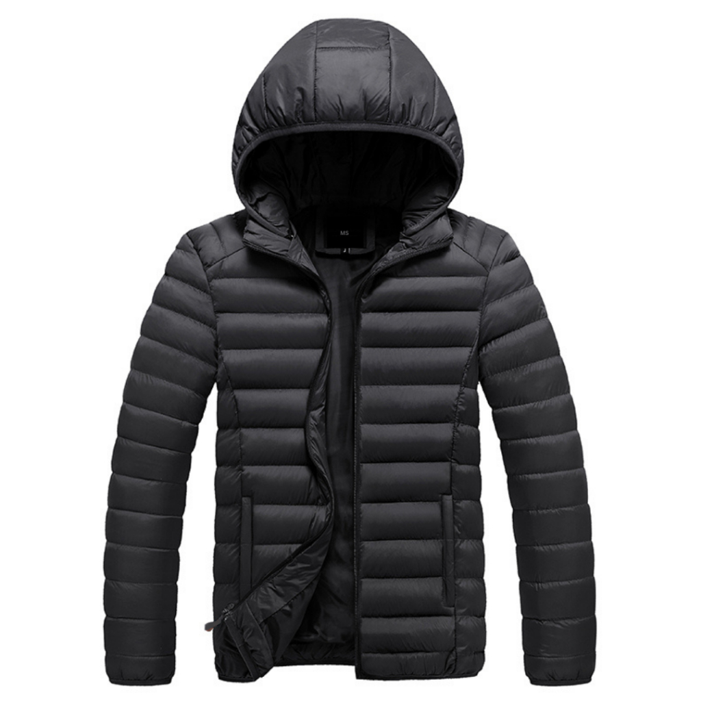 Jaqueta Masculina Inverno Corta Vento Frio Nylon Acolchoada