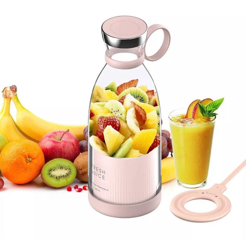 Garrafa Juicer Liquidificador Elétrico Portátil Recarregável COPO 350ml