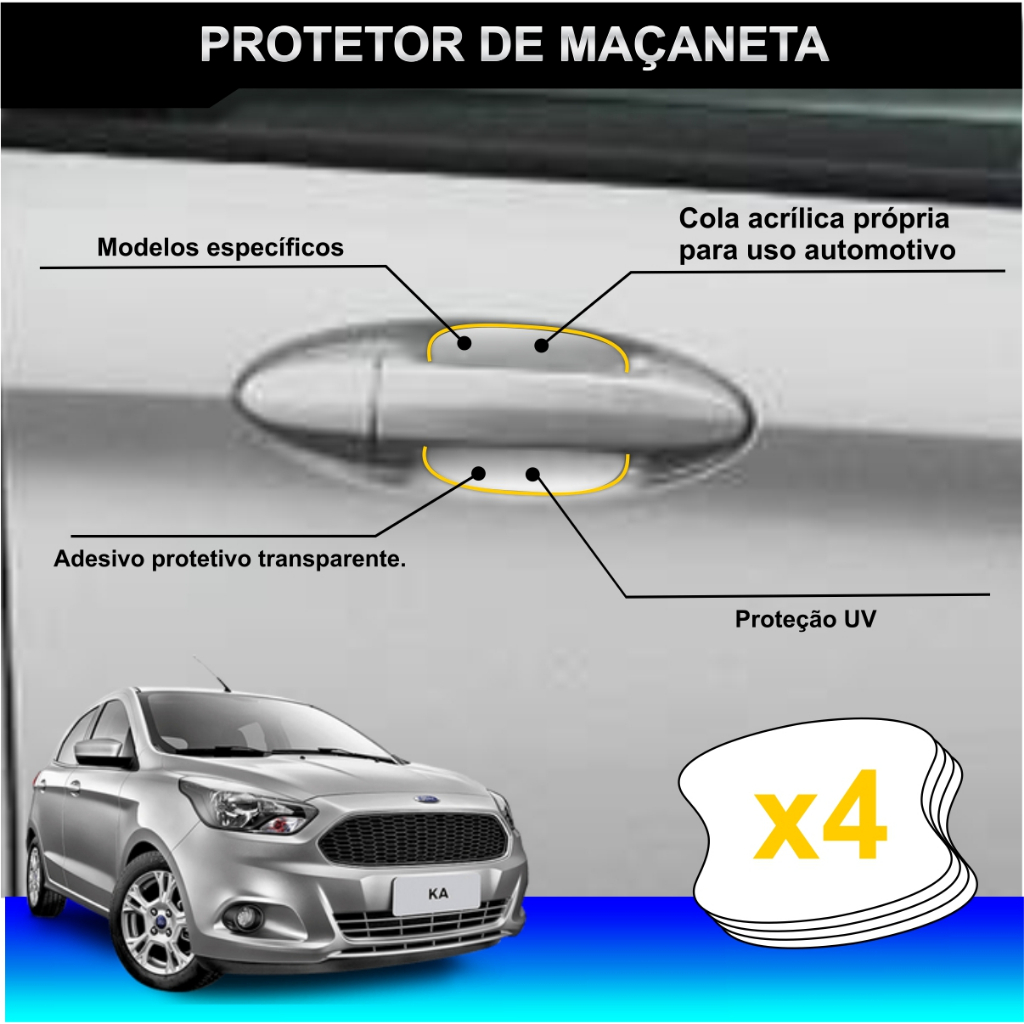 Adesivo Preto engraçados de carro Ka a342-b