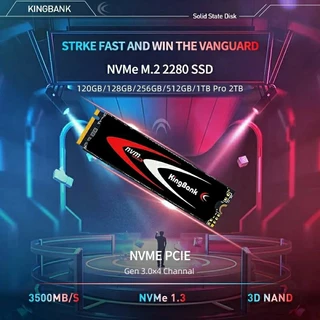 Ssd NVMe M2 Kingbank HD Pcie M.2 120 GB Gen 3x4