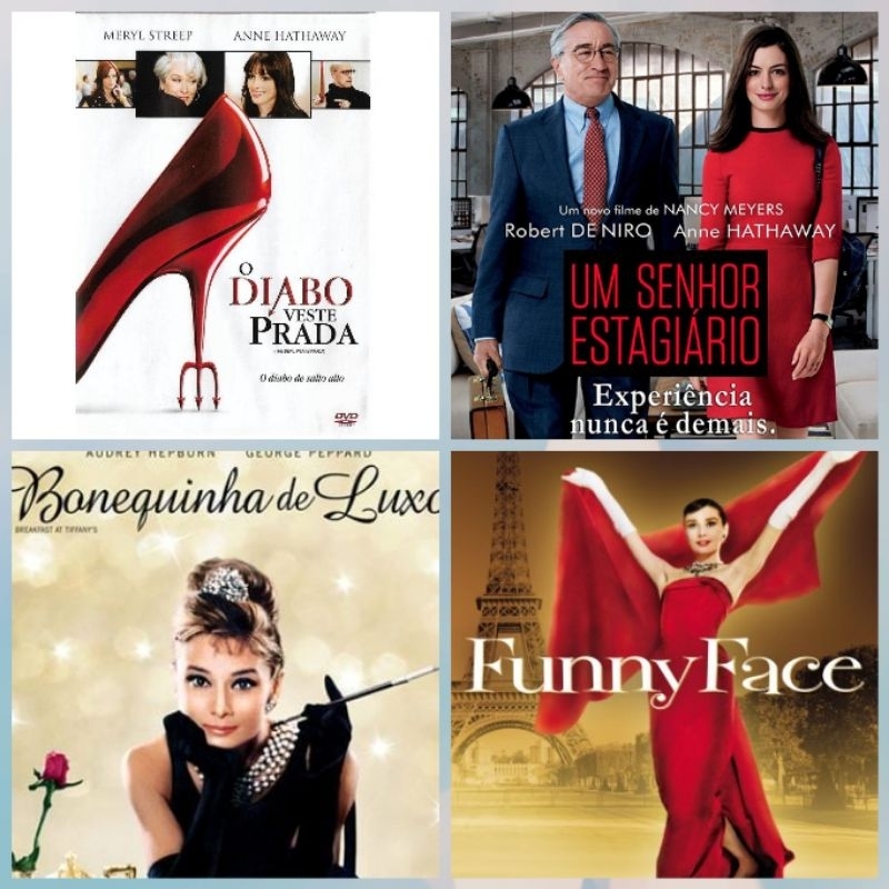 DVD - FILMES RELACIONADOS A MODA (4 FILMES) | Shopee Brasil