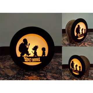 Luminária Abajur Dragon Ball De Mesa Decorativa Geek Gamer