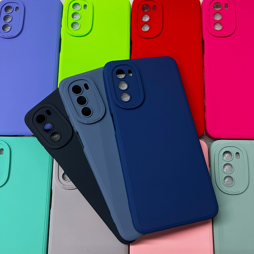 Capa Case Moto G52/G82 Silicone Aveludada Colorida Anti Impacto