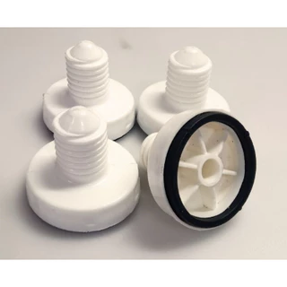Pé Nivelador 4 Peças Lavadora Electrolux LTE12/LT10/LT12/LTD06 KIT
