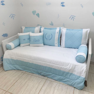 Kit Cama Babá 8 peças - Personalizado | Kit Bicama