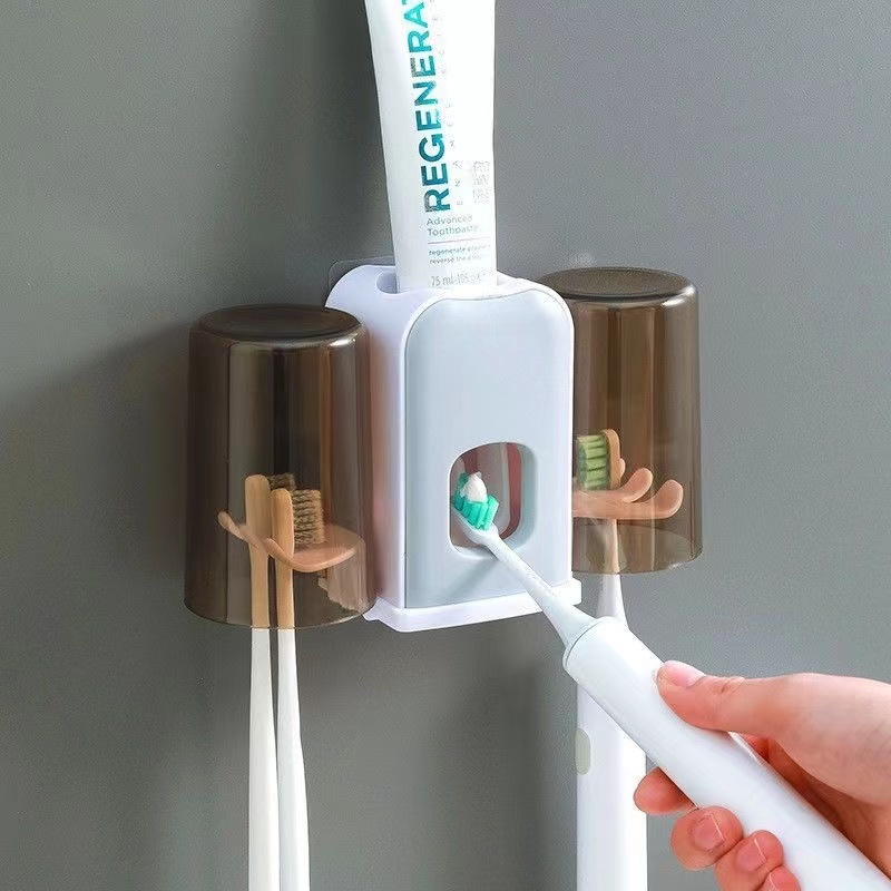 Dispenser Aplicador Creme Dental Automatico Pasta Dente Suporte Escovas