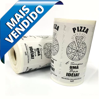 LACRE DELIVERY PIZZA ADESIVO SEGURANÇA IFOOD ETIQUETA RAPPI
