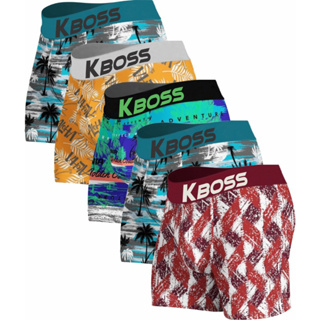 Kit 5 Cuecas tamanho JUVENIL Masculino Boxer Microfibra Adolescente