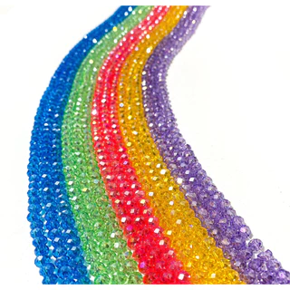 05 fios de cristal 8MM - Para guias, pulseiras, colares, japamalas e artesanatos no geral.