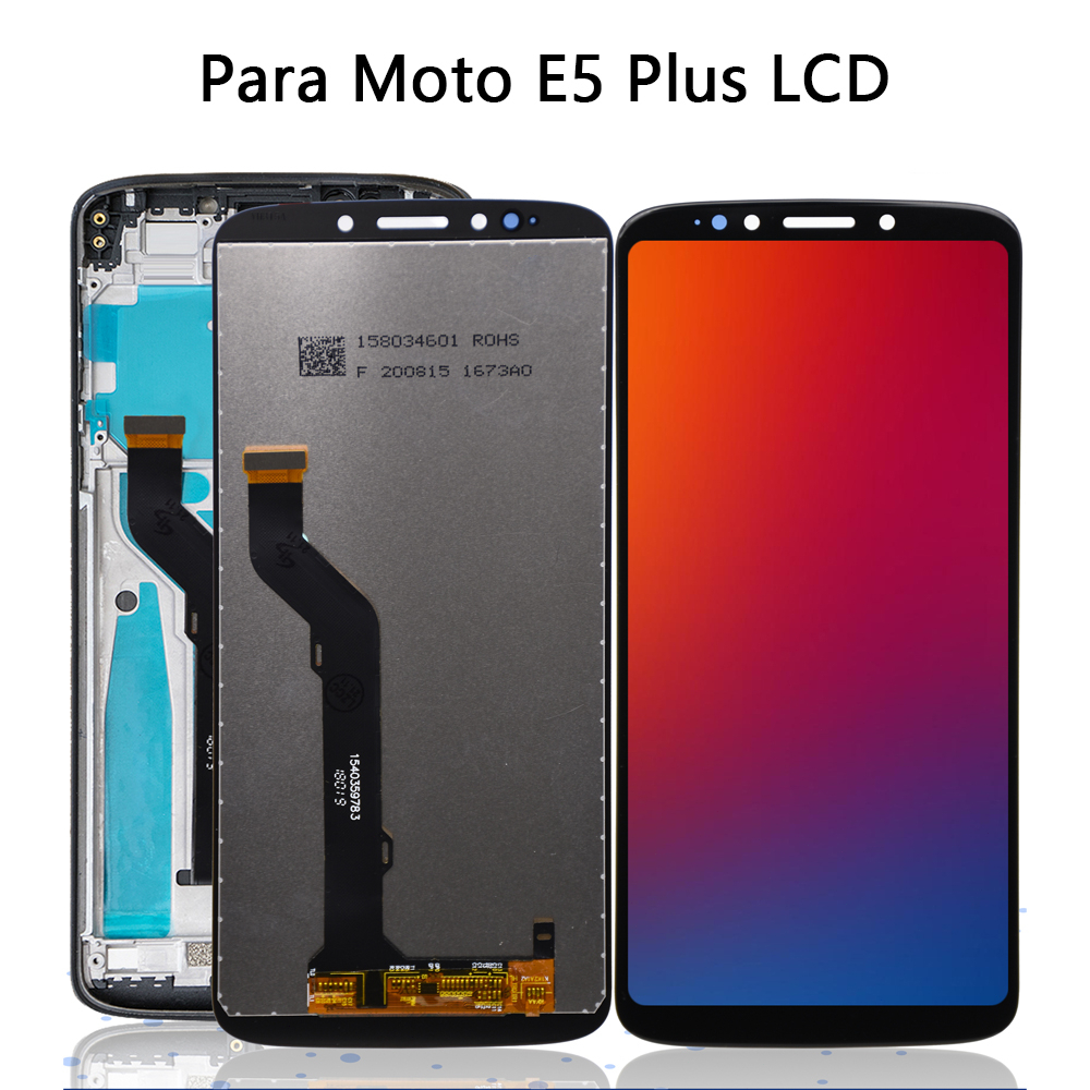 Original Vivid Moto E5 Plus Display Touch Screen Tela Frontal ...