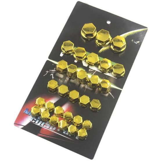 30PCS/Set Modificação Colorida Da Motocicleta Decoração Do Motor