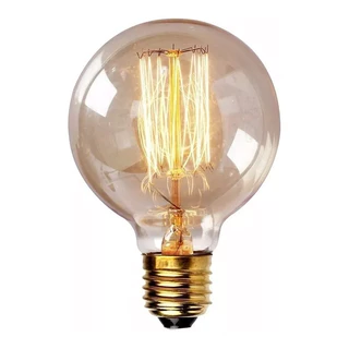 KIT 5 Lâmpada Vintage Retrô Filamento De Led E27 ST64 c35 G80 A60 G45 LED Bivolt