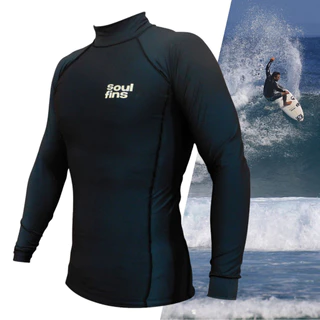 Camiseta Surf Lycra Manga Comprida Blusa Térmica Natação Surf Mergulhos