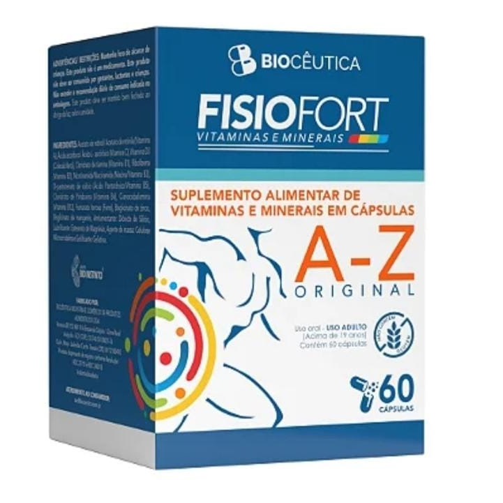 Fisiofort A Z Suplemento Alimentar De Vitaminas E Minerais Em Capsulas 60 Capsulas Shopee Brasil 4224