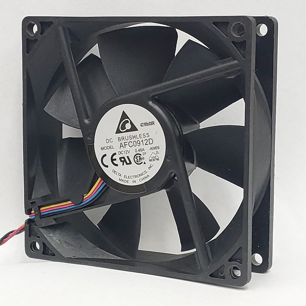 Cooler Fan Delta 12 Volts 0,46 Amperes 90x90x25mm Modelo AFC0912D 4 ...