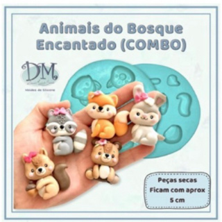 Molde Combo Animais do Bosque Encantado (Deivid Machado)