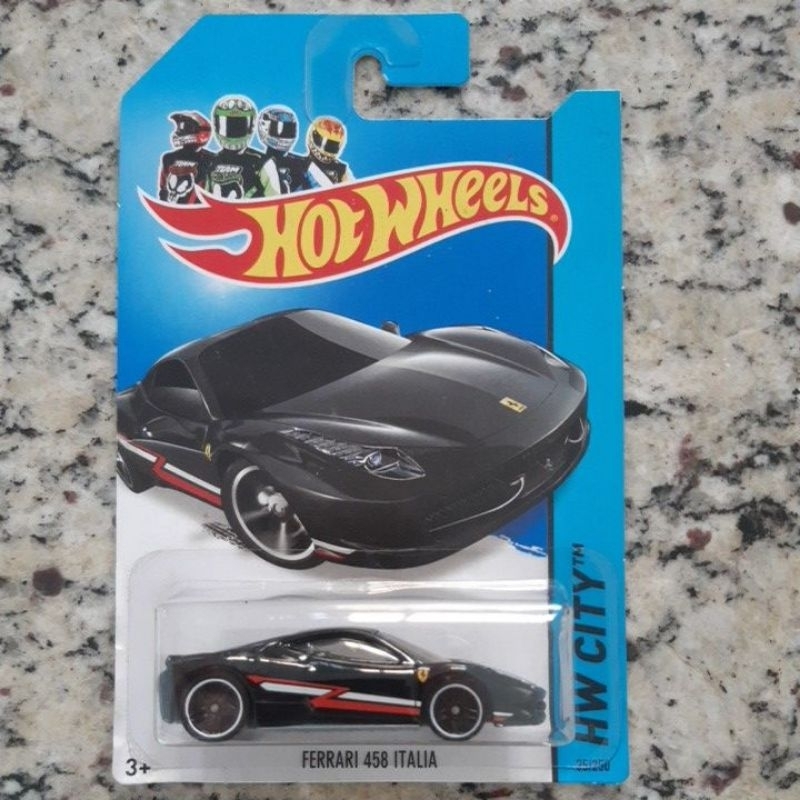 Hot Wheels Ferrari 458 Italia 2014 Hw City Speed Team