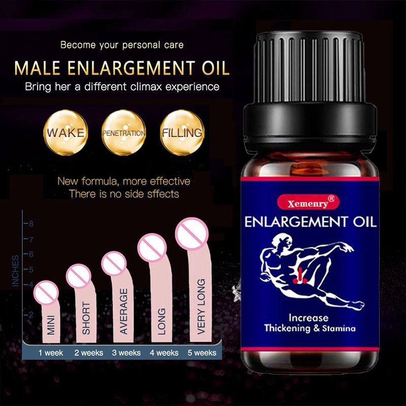 Aumento masculino kit 5 produtos / Óleo para aumentar e engrossar o ...