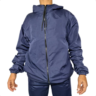 Jaqueta Corta Vento Masculina Esportiva Academia Tactel com Capuz Liso ORIGINAL