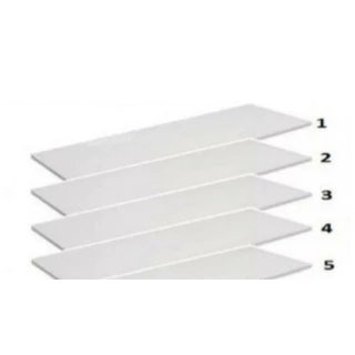 kit 5 prateleira 60x15 na cor branca fosco 100%MDF