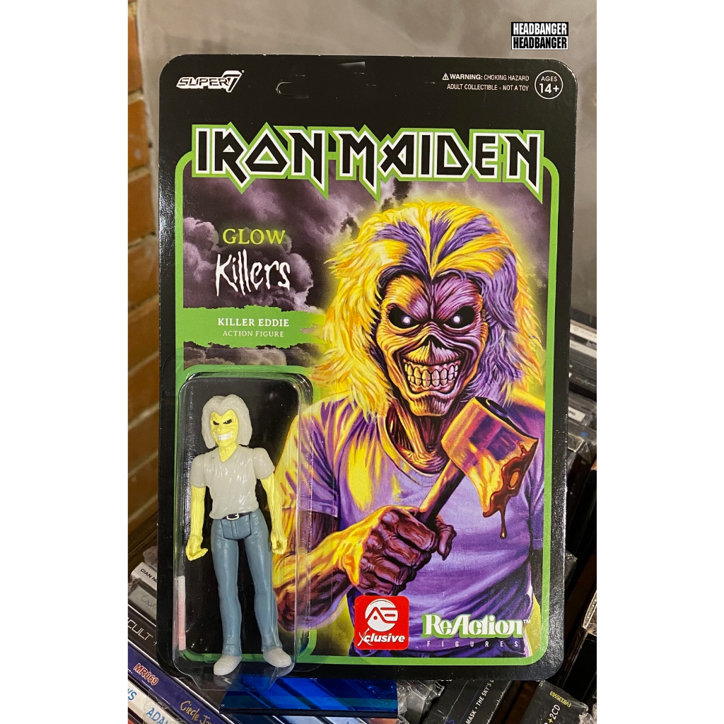 SUPER7 Iron Maiden - Figura Da Collezione 'The Number Of The Beast' - ReAction Figure Con Scheda Illustrata