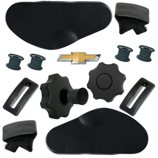 Kit 12 acabamento Completo Banco Preto Dianteiro Celta / Prisma