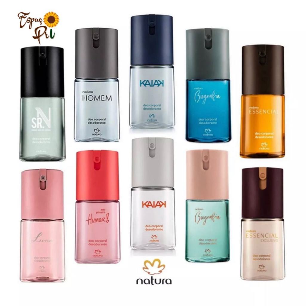 Deo Corporal Natura Desodorante Feminino / Masculino 100ml (Escolha sua ...