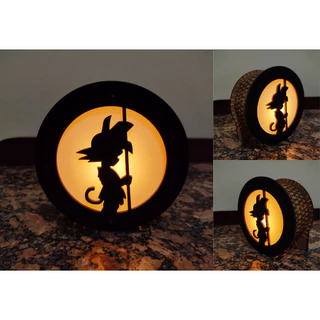 Luminária Abajur Dragon Ball Mod 2 De Mesa Decorativa Geek Gamer