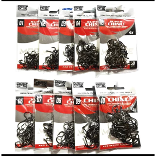 Anzol Super Chinu Marine Sports Varios Tamanhos Blacknickel