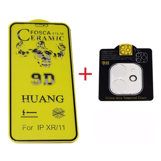 película cerâmica 9D + película traseira para câmera