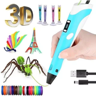 Caneta 3D DIY Desenho Pen Com Tela De LCD Compatível PLA Filamento Brinquedos Seguro Para Crianças