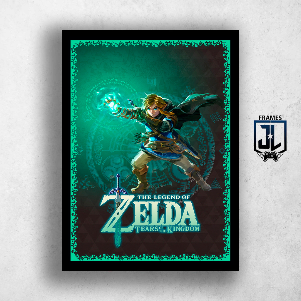 Quadros Decorativos Games The Legend of Zelda Tears of the Kingdom Pt.2 ...