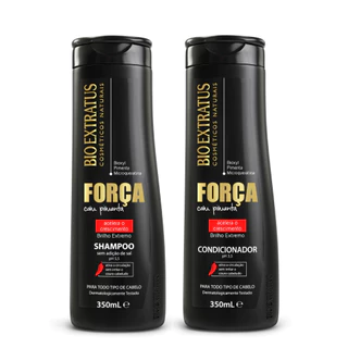 Kit Shampoo e Condicionador Força com Pimenta Bio Extratus - 350mL Crescimento