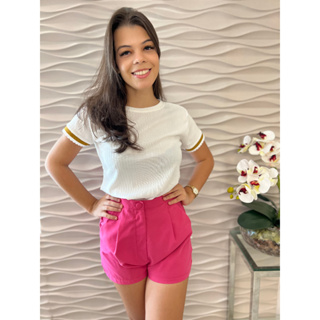 conjunto feminino short e blusa em Promoção na Shopee Brasil 2024