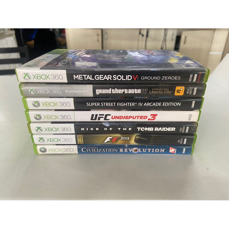 Encartes ORIGINAIS Jogos Xbox 360 - NTSC - Apenas as capas não acompanha o disco.