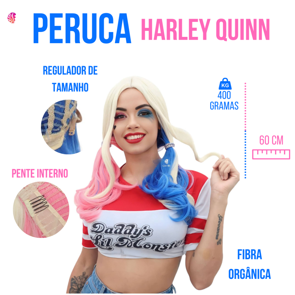 Arlequina Harley Quinn Dc Esquadrão Suicida - Frete Grátis