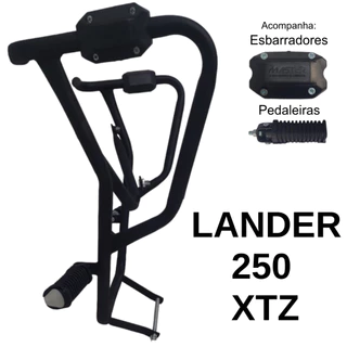 Protetor Para LANDER 250 XTZ de 2019 até 2024 Carenagem Tanque Motor Mata Cachorro