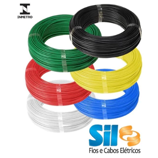 Cabo Flexível 4mm Sil Fios Antichama 750v - Cores