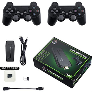 Video Game Stick HDMI 4k Video Game Retro 2 controles sem fio - 64 GB 10 Mil Jogos