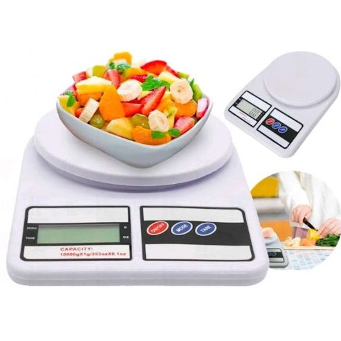 Balança Digital de Cozinha Confeitaria SF-400 Até 10 kg Escala 1 grama