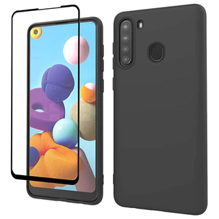 Capinha Capa Colorida Fosca e Macia Para Redmi Note 8+ Pelicula 3d