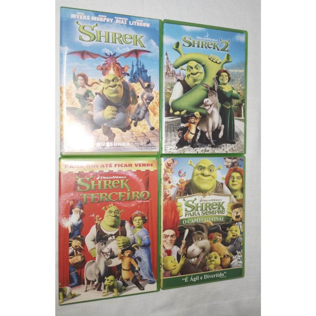 Dvd - Shrek 1, 2, 3, 4 ( 14064 )