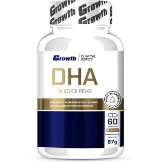 DHA Óleo de Peixe (1450mg) - 60 Cápsulas - Growth Supplements