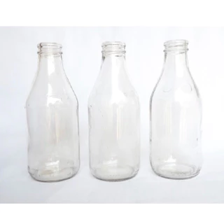 Kit 10 Garrafinha de vidro coquinho liso 200ml